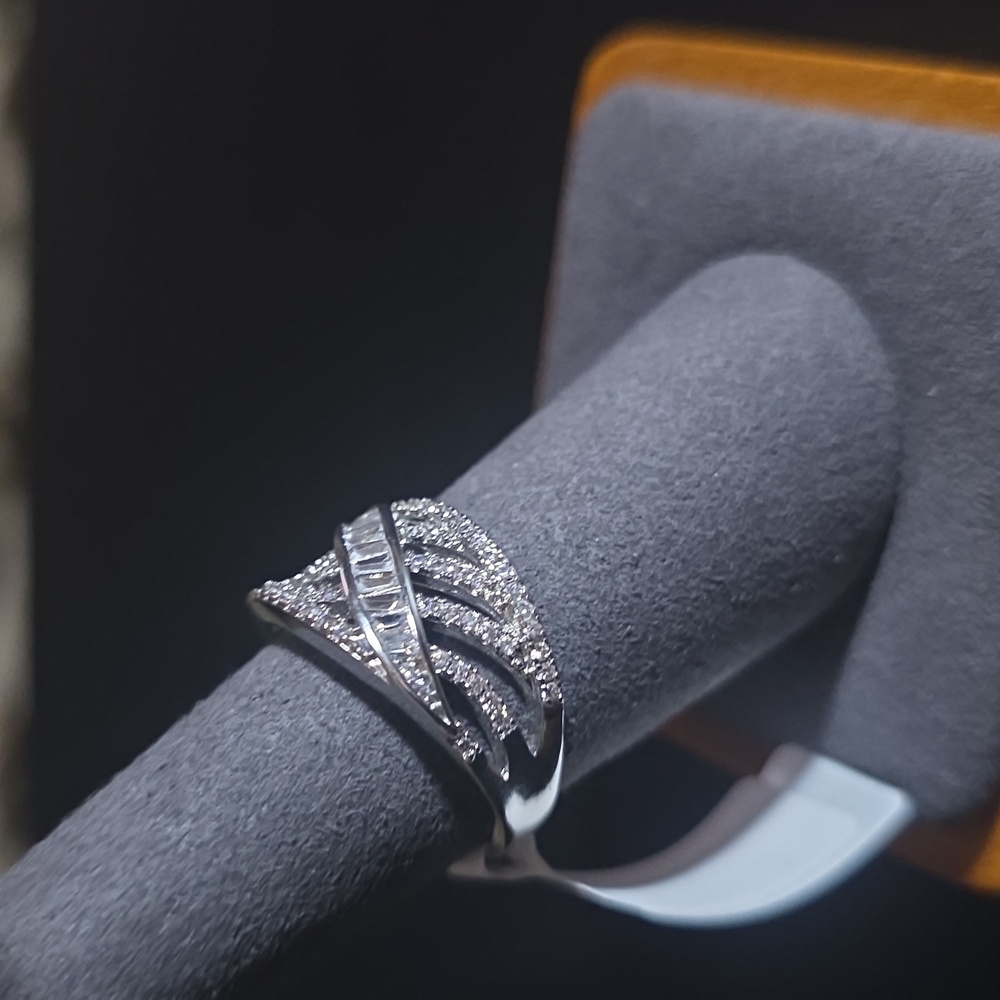 ALLURE  CRYSTAL  Silver Women's Ring - Picture 2 of 5